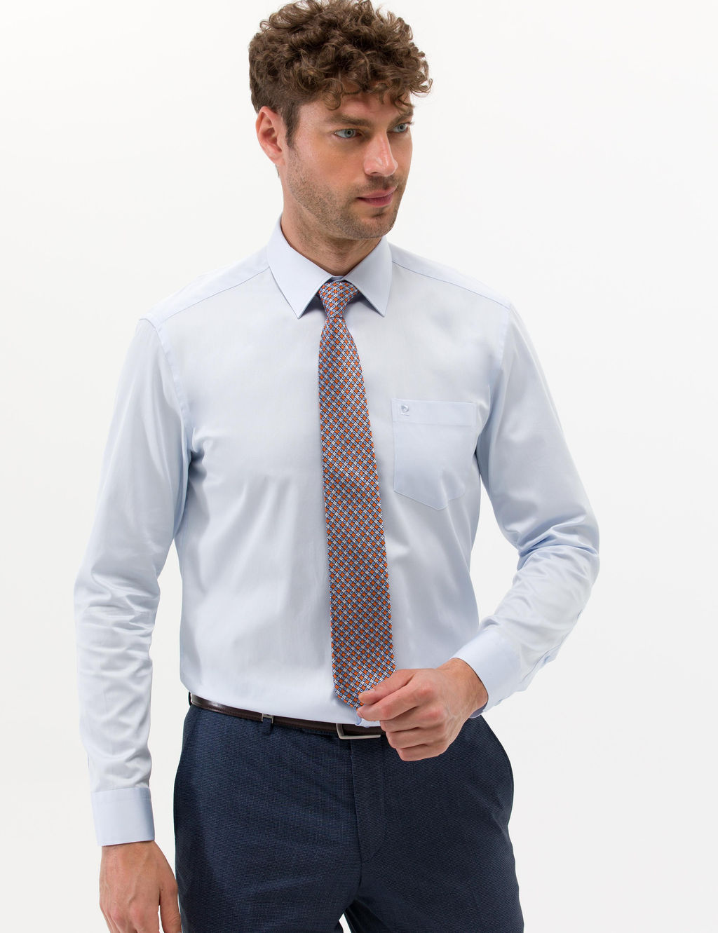 A__k Mavi Regular Fit Uzun Kollu Klasik G_mlek - Pierre cardin фото 8