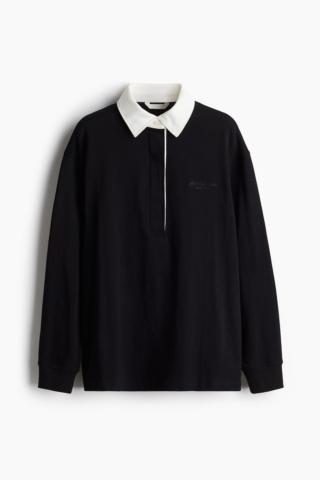 Embroidery-detail polo shirt - H&m фото 5