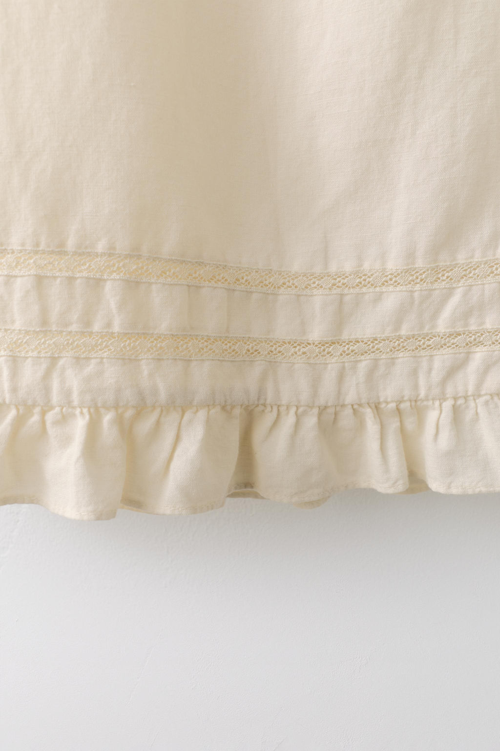 6-12 A?OS/ VESTIDO T?NICA ENTRED?S ALGOD?N LINO LIMITED EDITION / Crudo medio - Zara фото 6