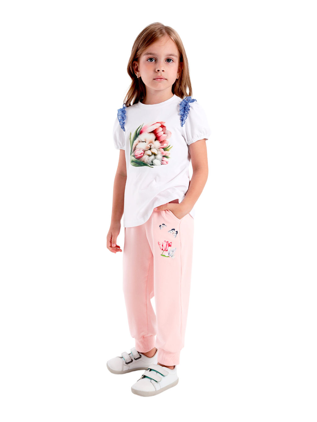 Брюки для девочки О57243 - Карамелли фото 3