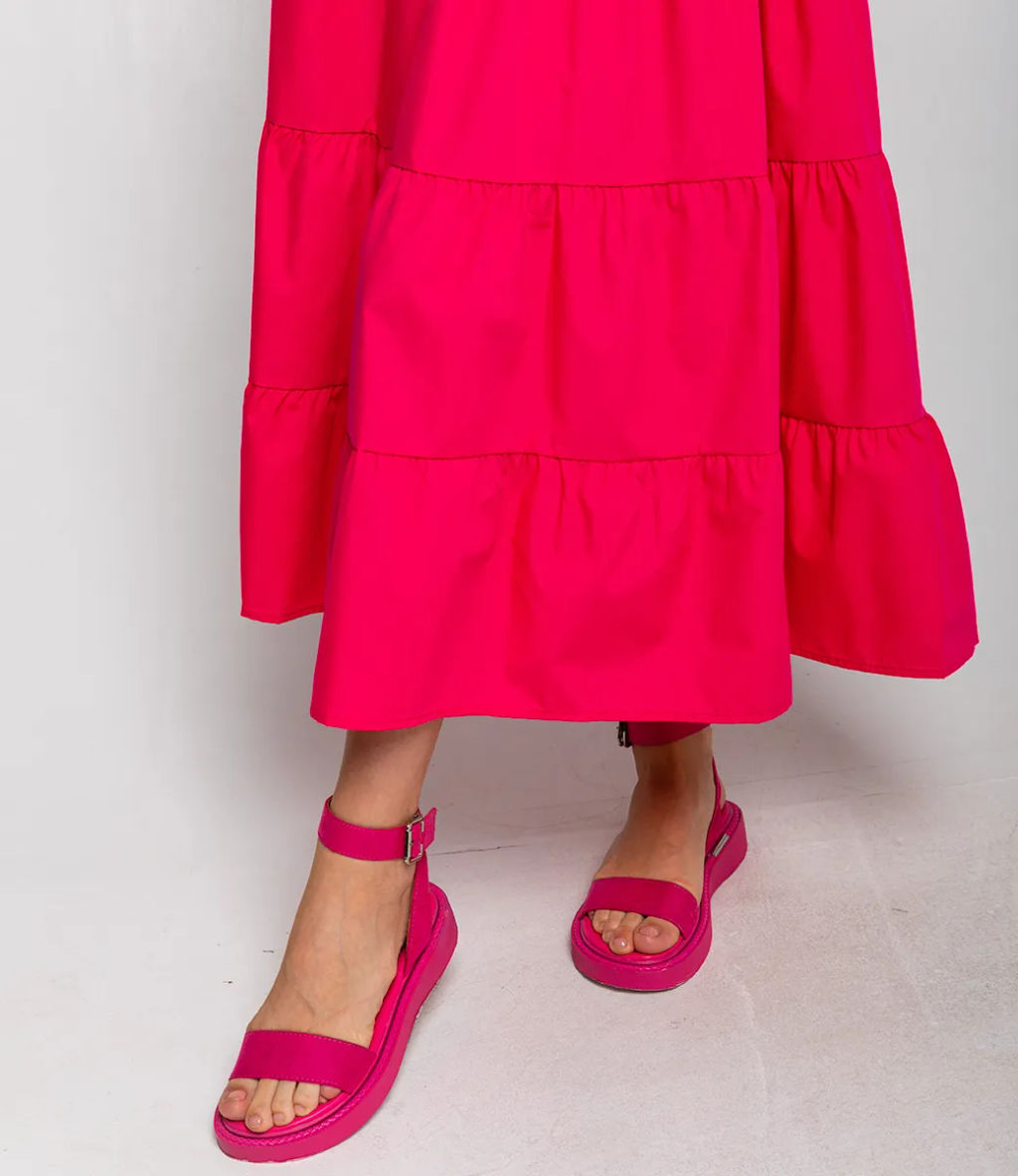 Сарафан #КТ1509, фуксия