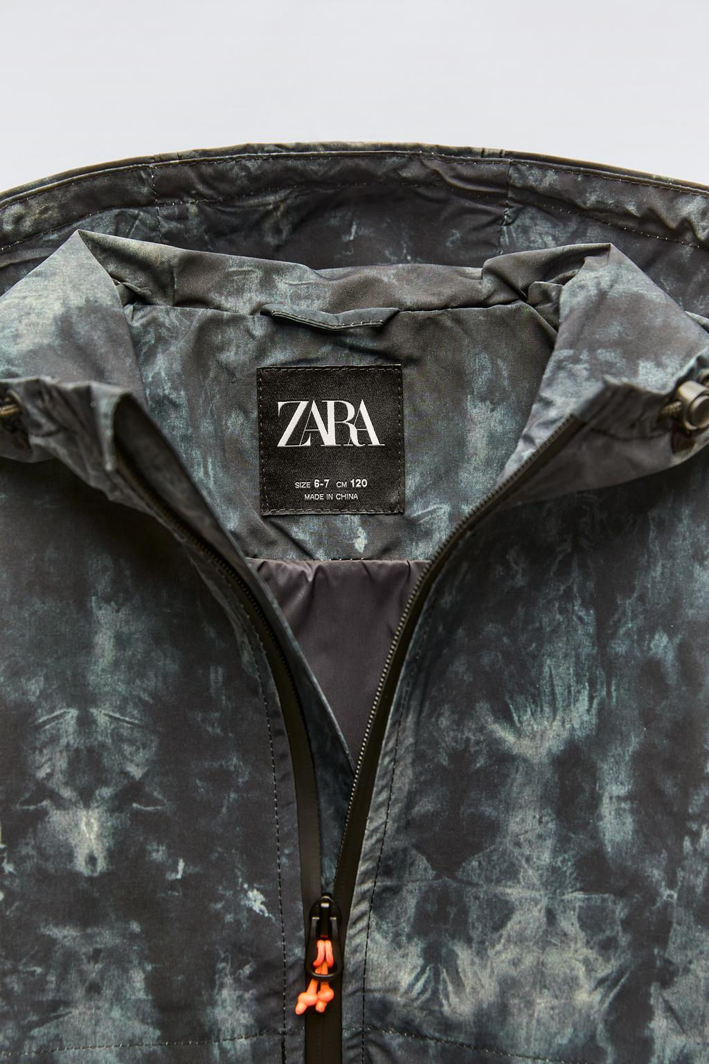 TIE-DYE-EFFECT JACKET - Zara фото 3