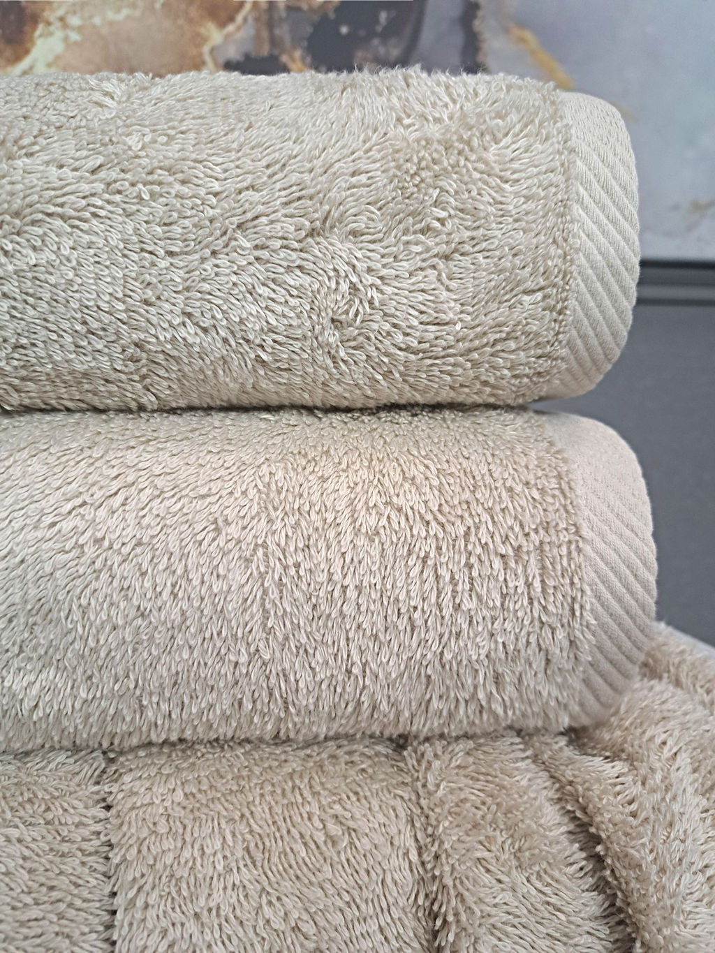 К-т полотенец Teddy (миндаль) 70х140см(1),50х90см(1) - Kazanov.a. фото 3