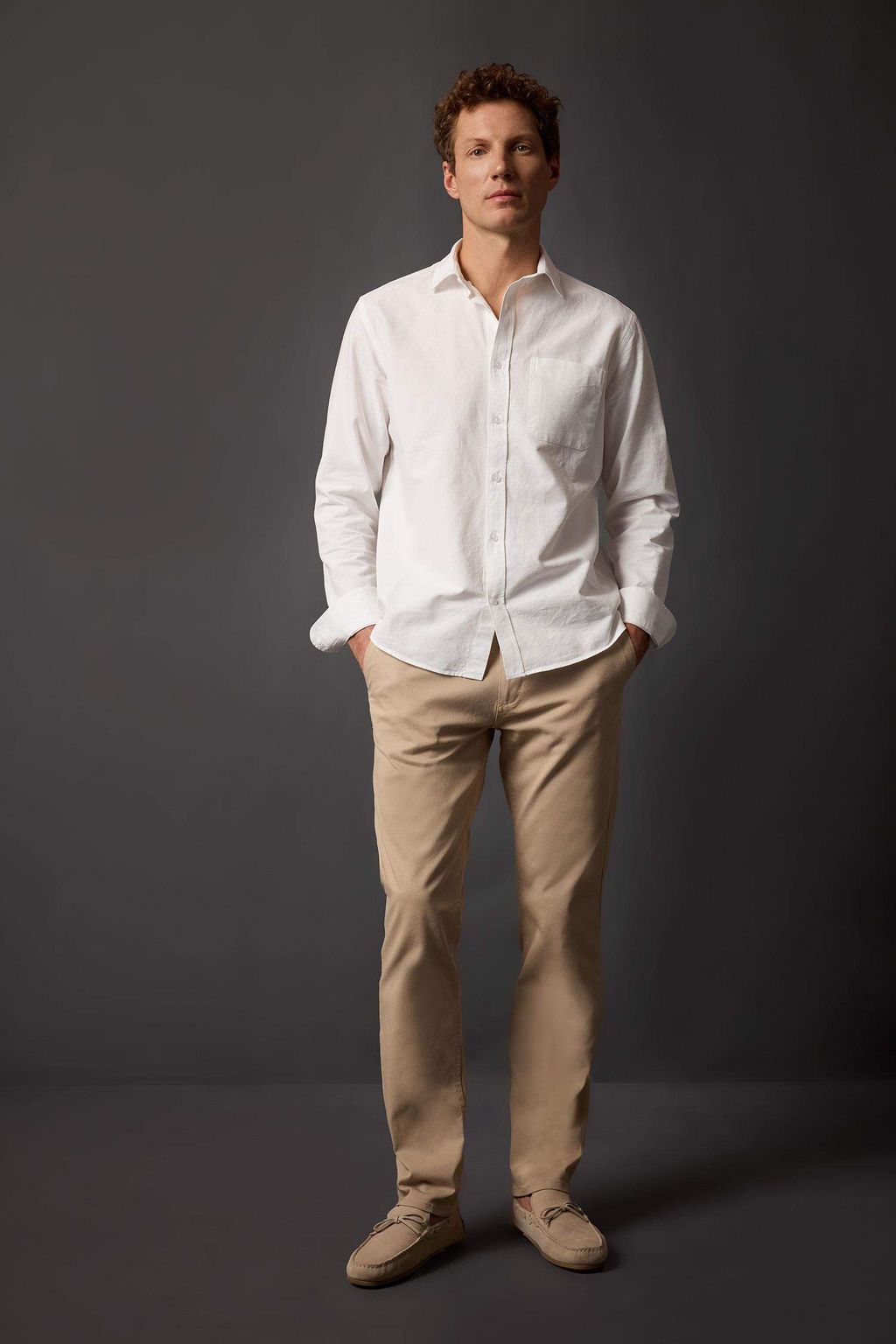 Regular Fit Normal Kesim Gabardin Chino Kanvas Pantolon Yazl?k Fermuar Cepli Duz Paca - Defacto фото 3