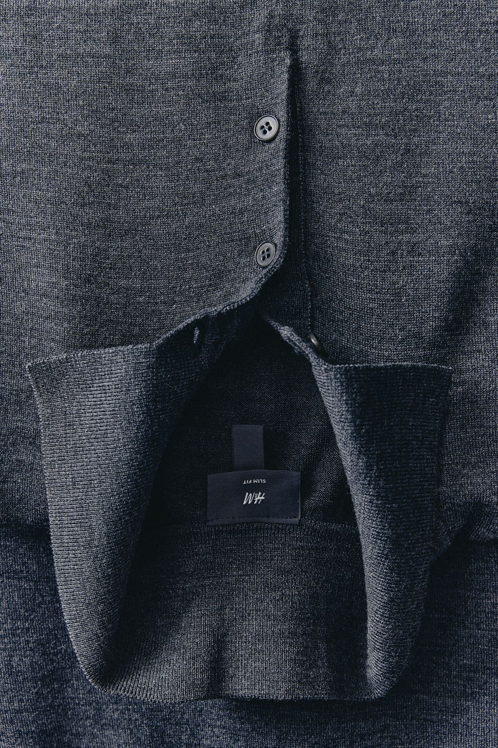 Polo de lana Slim Fit - H&m фото 4