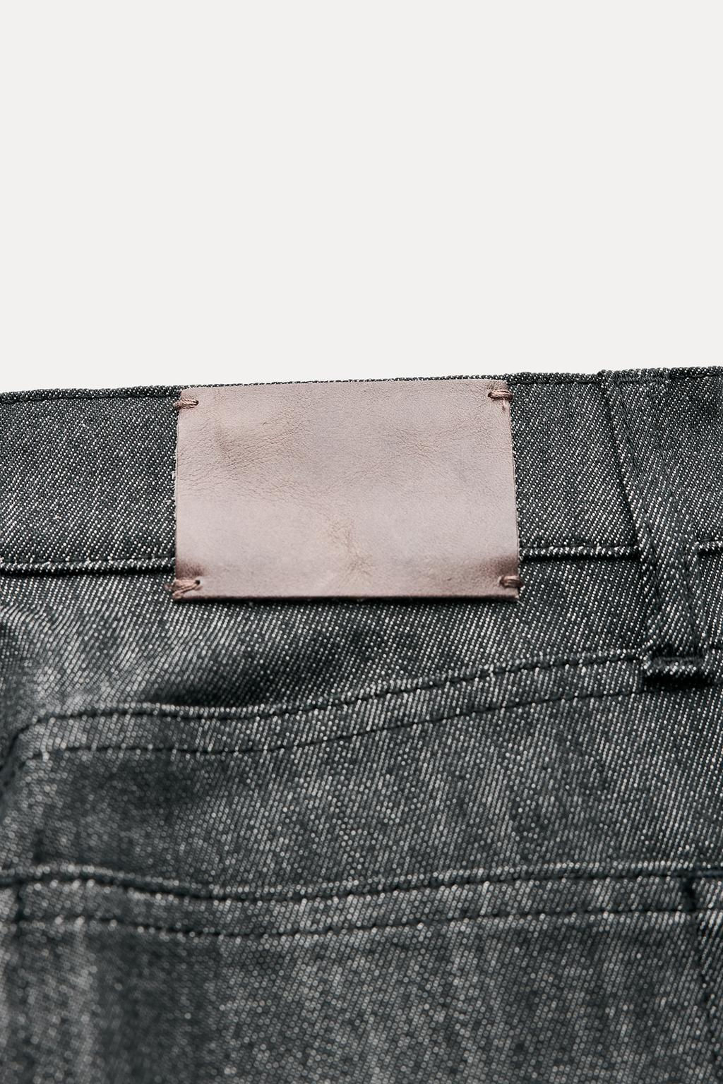 ZW COLLECTION BOOTCUT HIGH-WAIST CROPPED JEANS - Zara фото 7