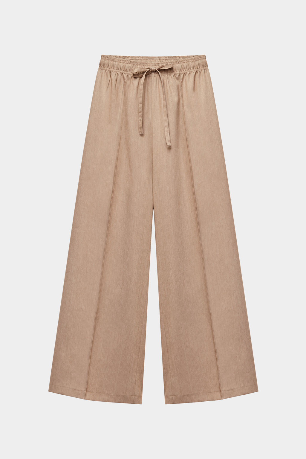 Брюки на кулиске с эффектом меланж - Mollis фото 7