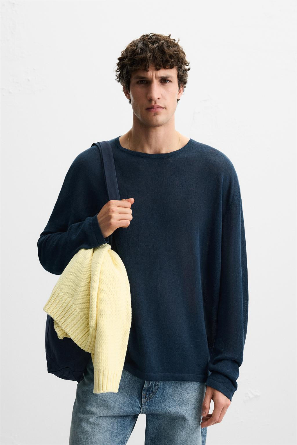 100% LINEN SWEATER - Zara фото 2