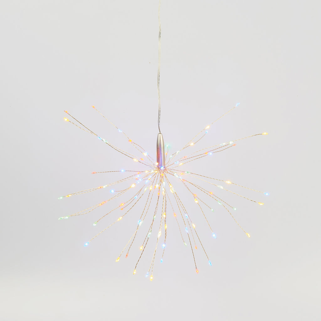 ULD-H3030-150/DTA/3AA/RC MULTI IP20 FIREWORKS Фигура светодиодная Фейерверк на батарейках 3AA (не в/к), 30х30см. Подвесная. 120 светодиодов. Разноцветный свет. Пульт ДУ (в/к). Провод прозрачный. TM Uniel