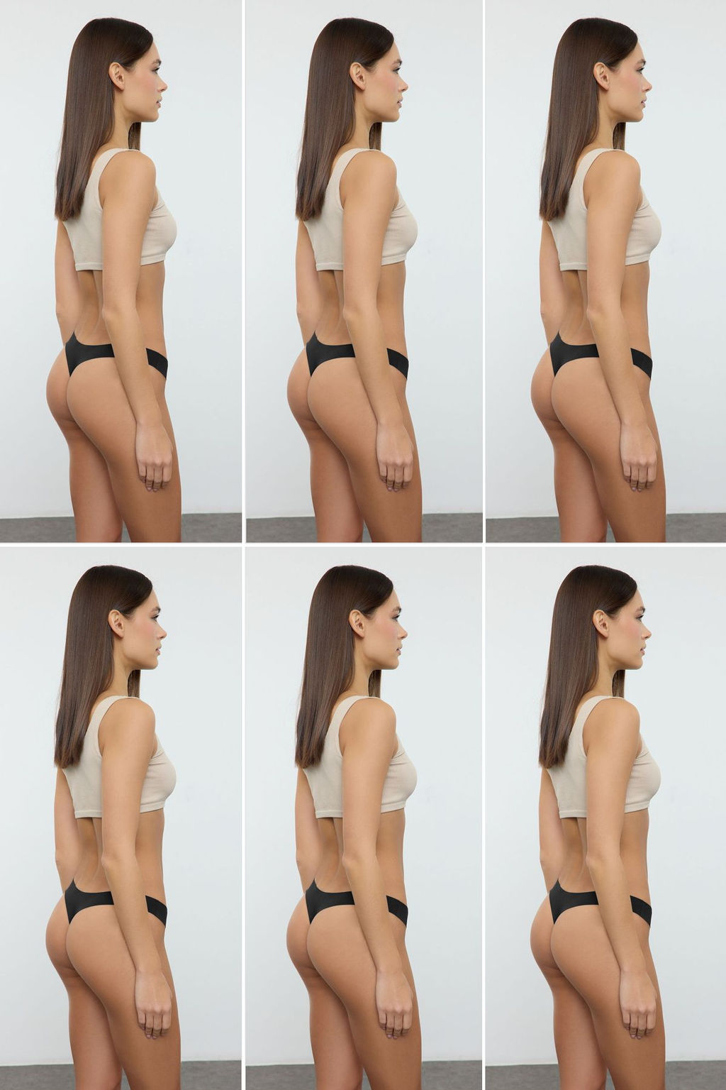 TRENDYOLMILLA Siyah 6l? Micro Dikissiz/Iz Yapmaz Lazer Kesim Tanga Orme Kulot THMAW25KU00039  фото 15