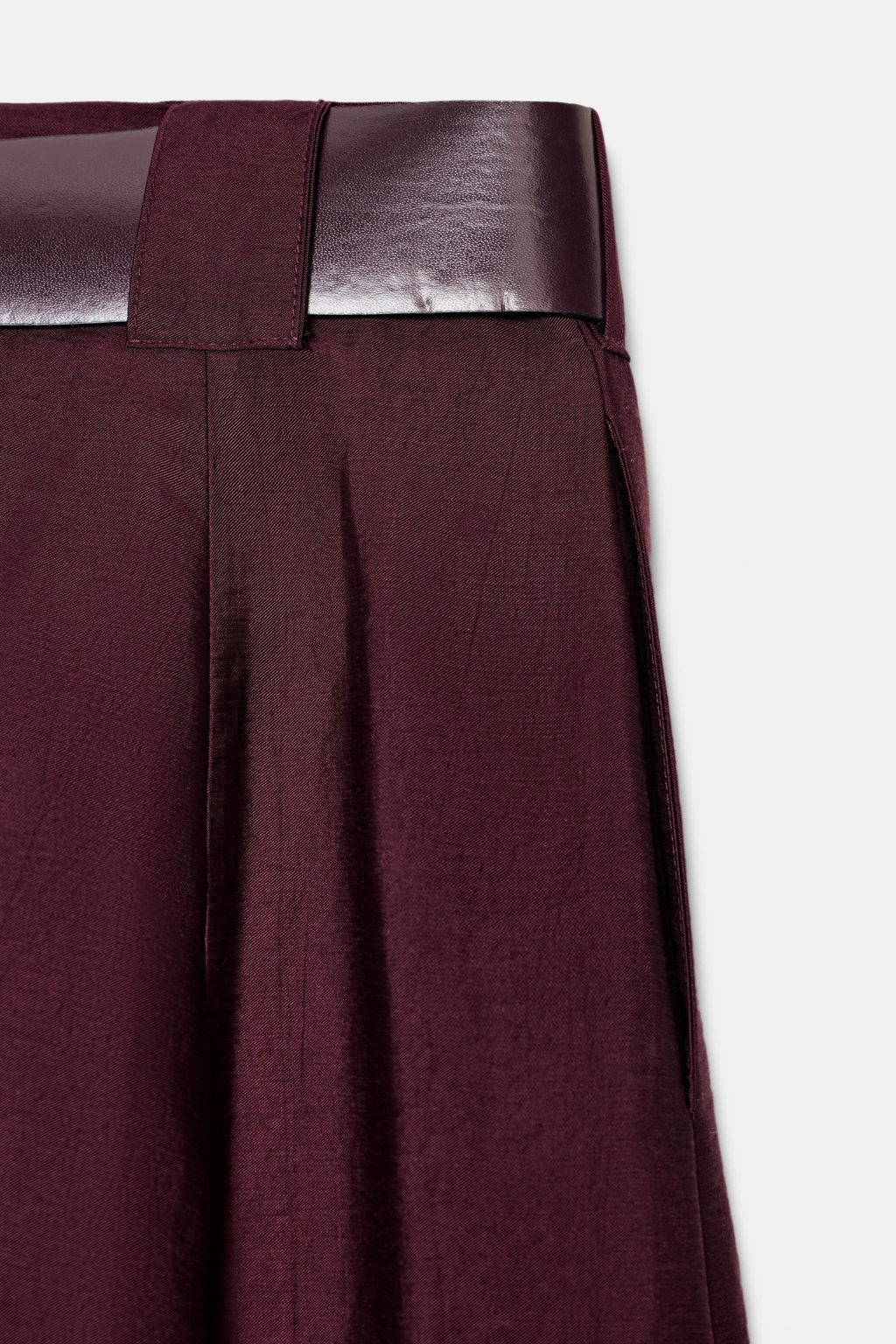 BELTED MIDI CAPE SKIRT - Zara фото 7