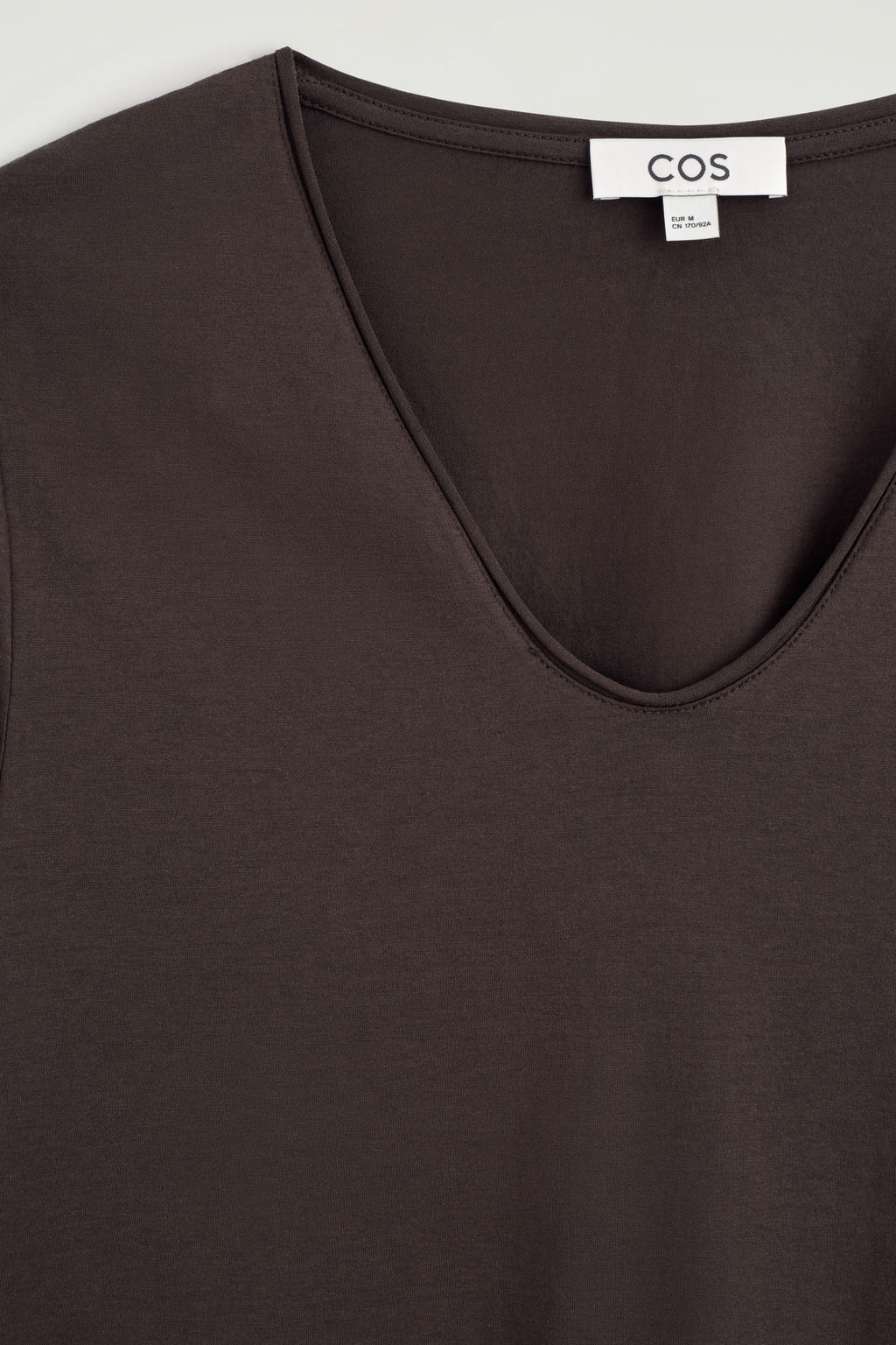 CAMISETA ALGOD?N LIGERO CUELLO EN U - H&m фото 7