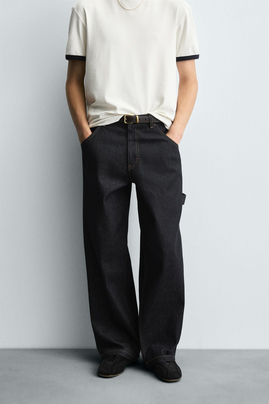 BAGGY FIT CARPENTER JEANS - Zara фото 2