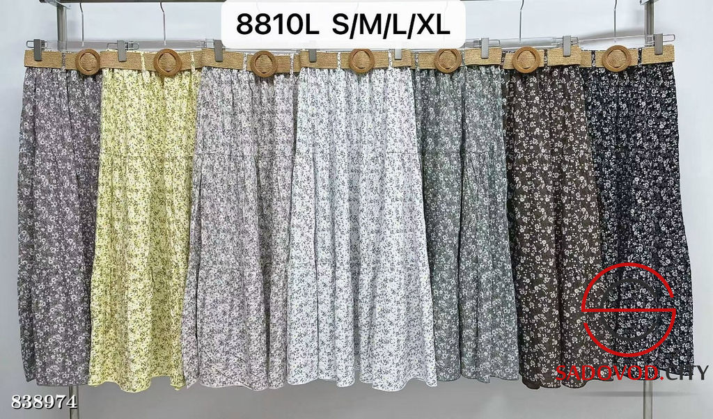 Летняя юбка с принтом длинная - Bruno фото 4