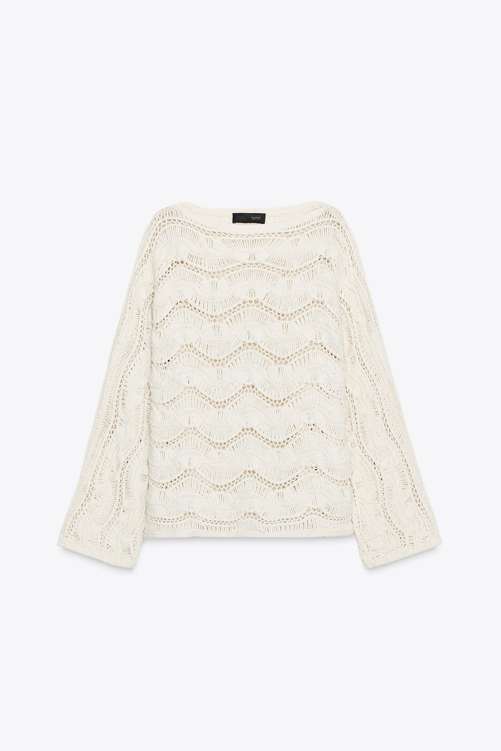 DROP STITCH KNIT SWEATER - Zara фото 4