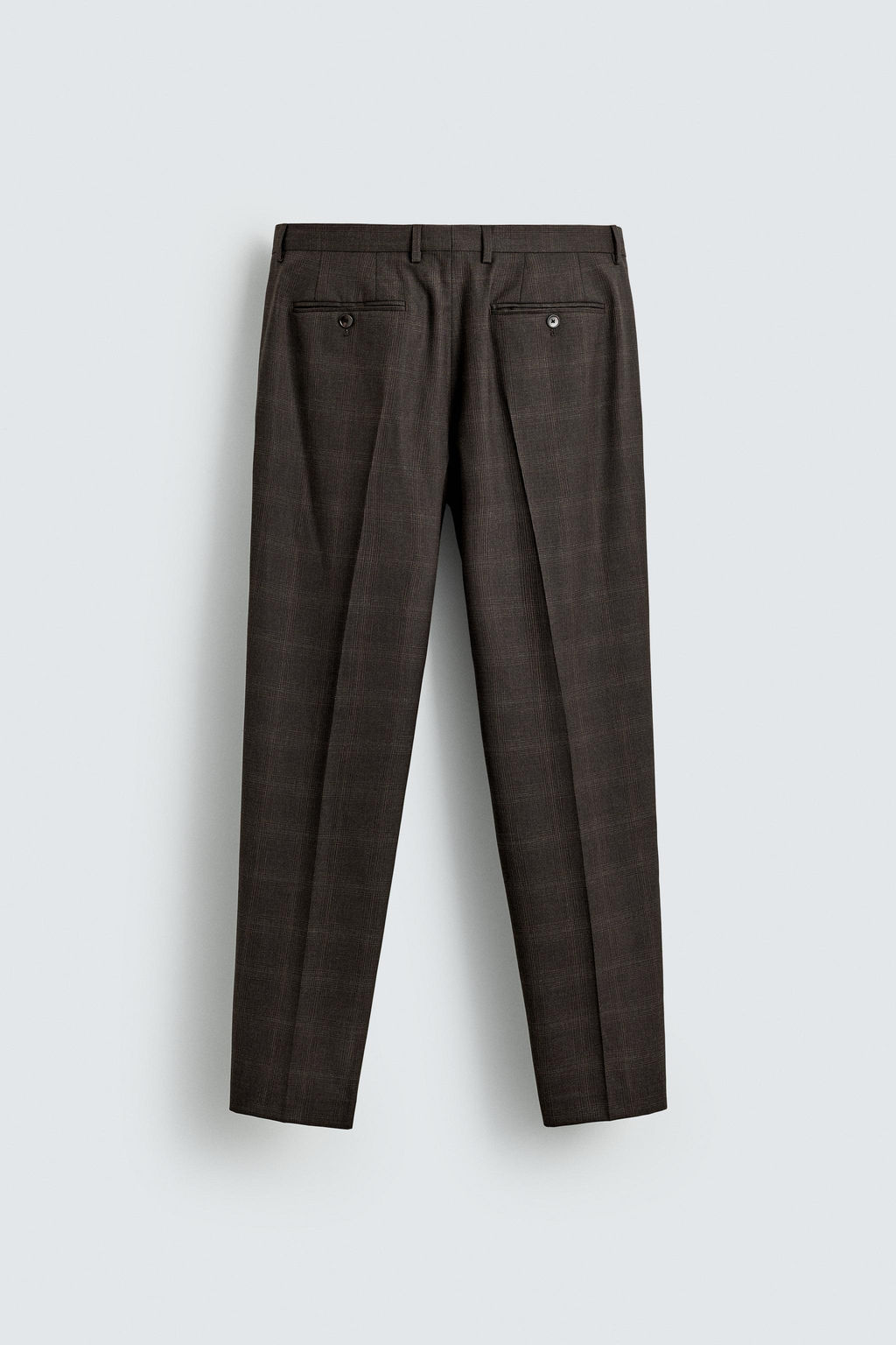 CHECK SUIT TROUSERS - Zara фото 7
