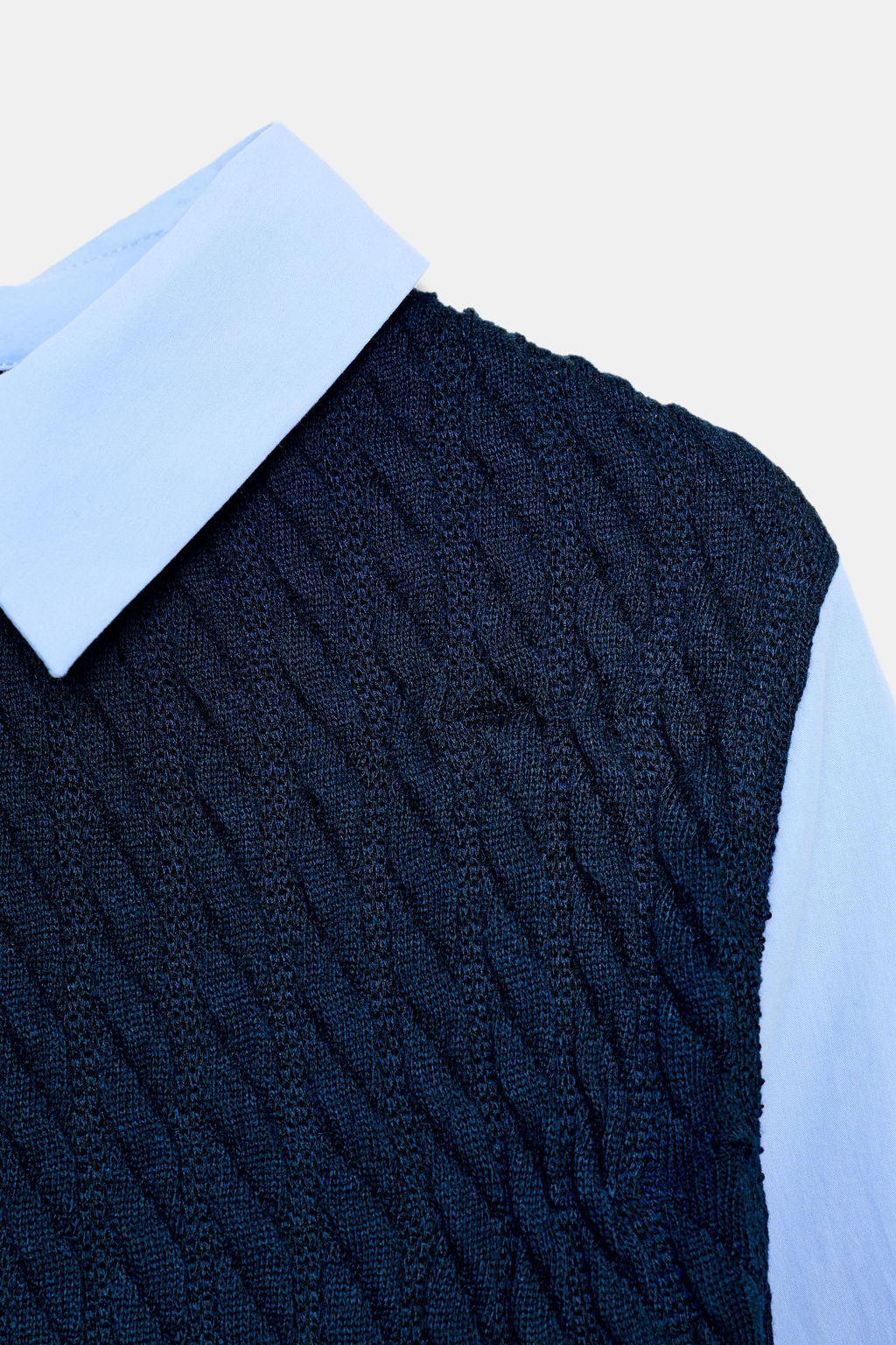 CONTRAST POPLIN SHIRT - Zara фото 9