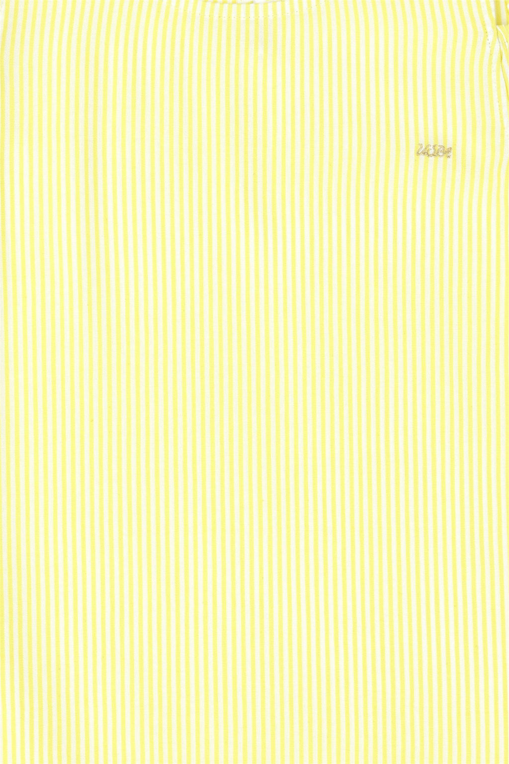 Неоново-желтое тканое платье для девочки - U.s. polo assn фото 3