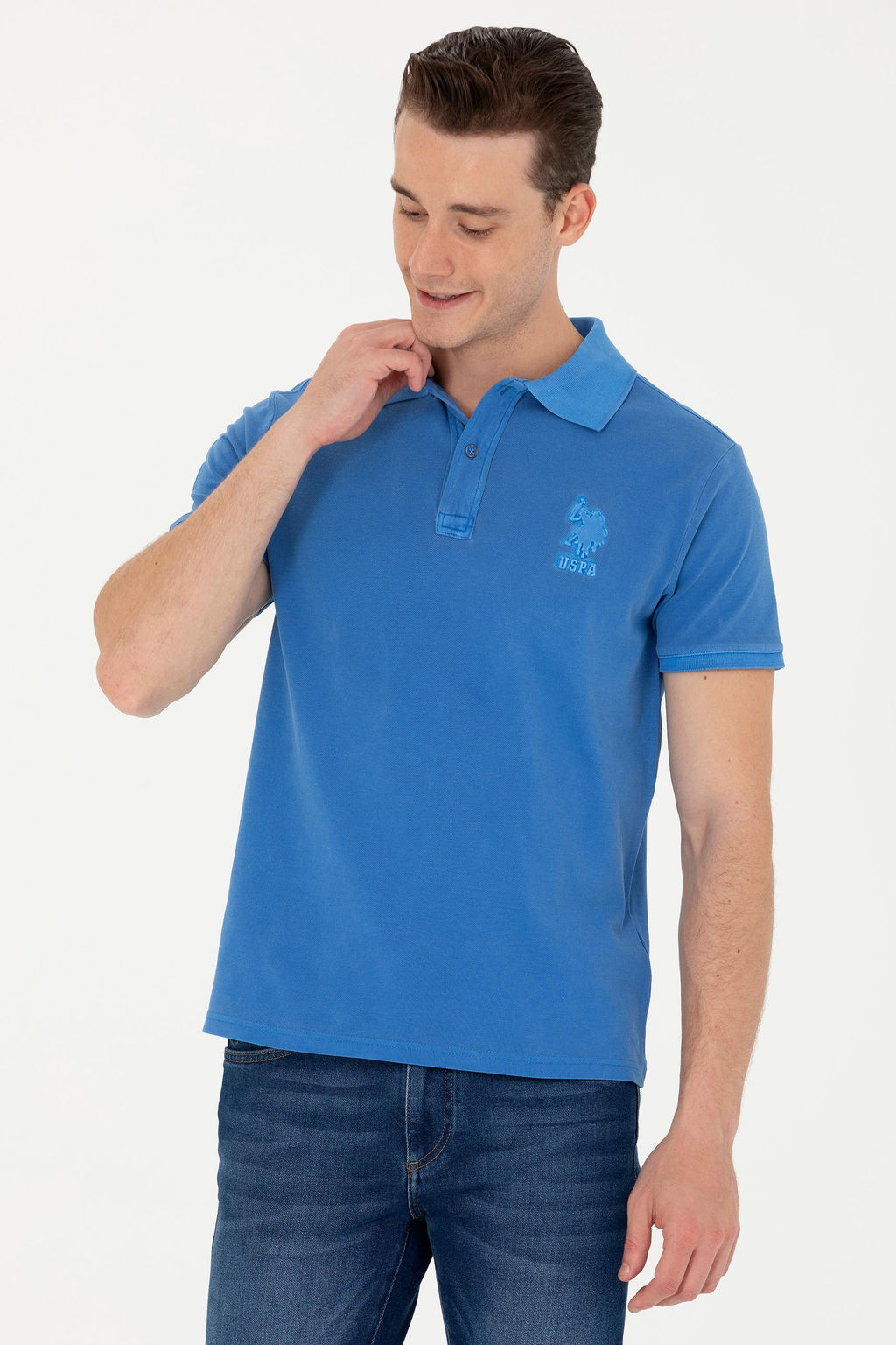 Мужская базовая футболка Saks - U.s. polo assn фото 8