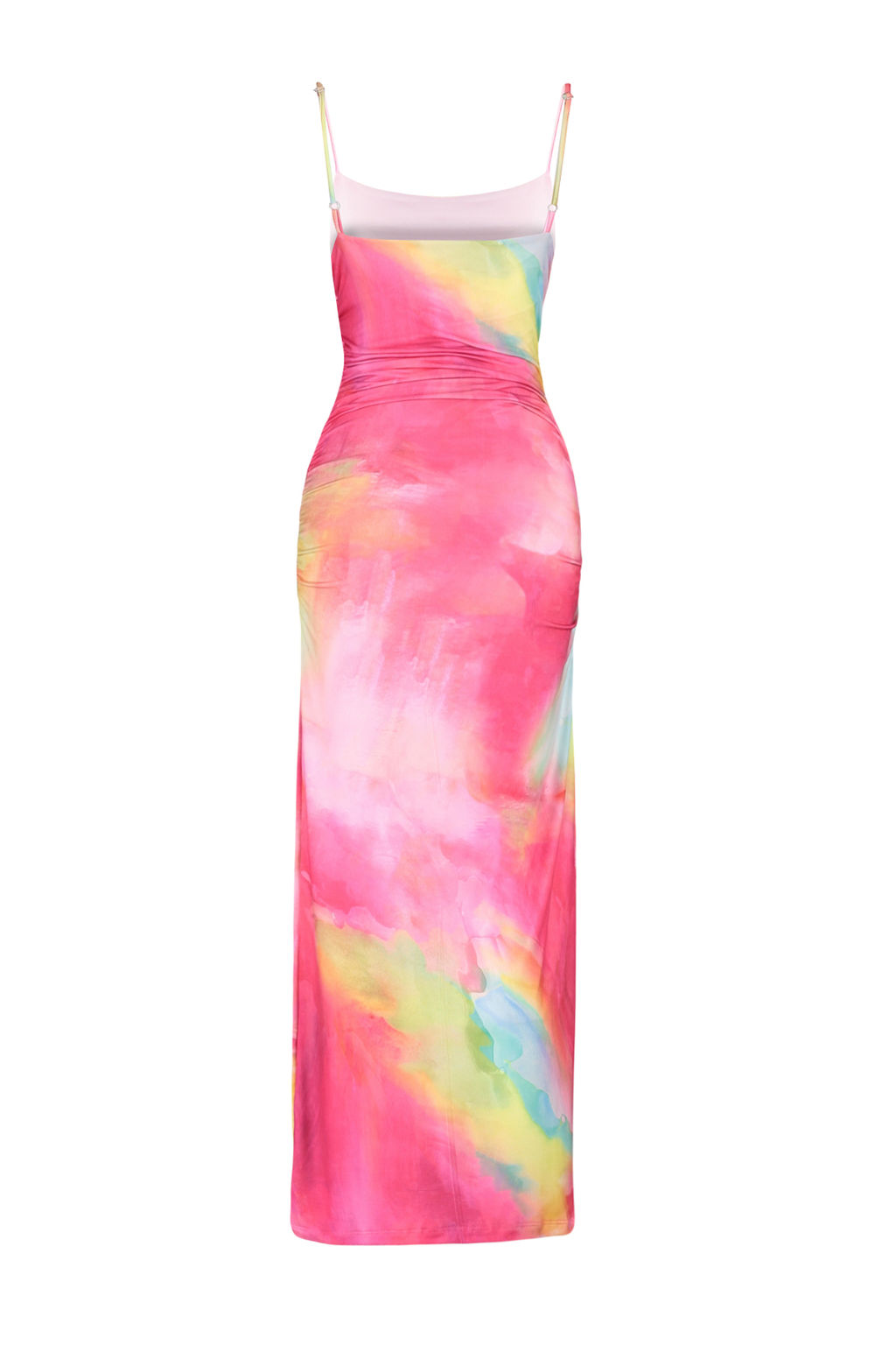 Limited Edition Pembe Bask?l? Midi Ayarlanabilir Ask?l? Esnek Orme Kalem Elbise TWOSS24EL00566 - Trendyolmilla фото 8