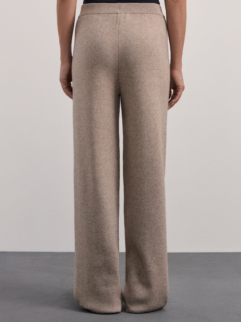 Прямые вязаные брюки из вискозы / Zarina  фото 4