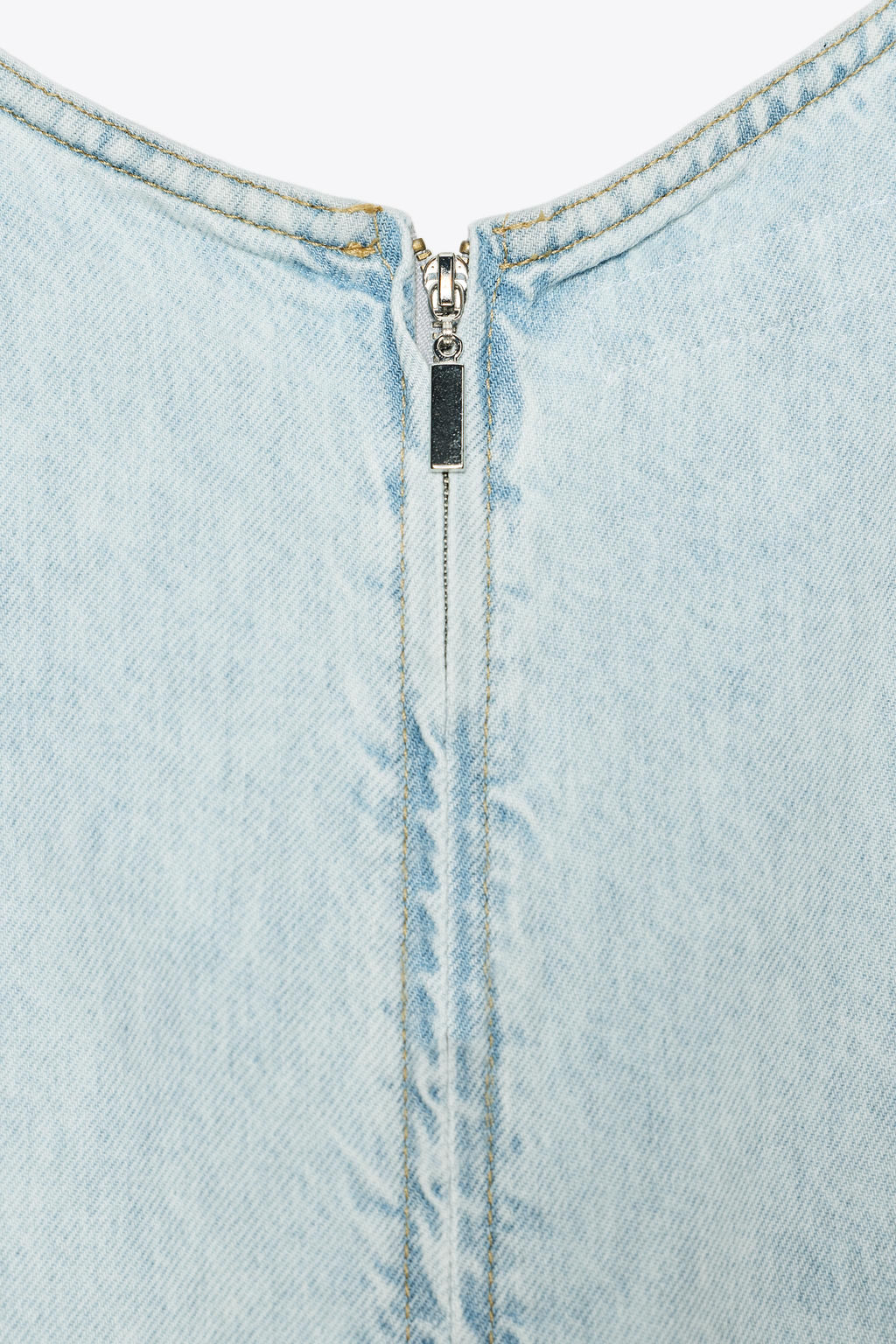Z1975 SHORT DENIM TOP - Zara фото 10