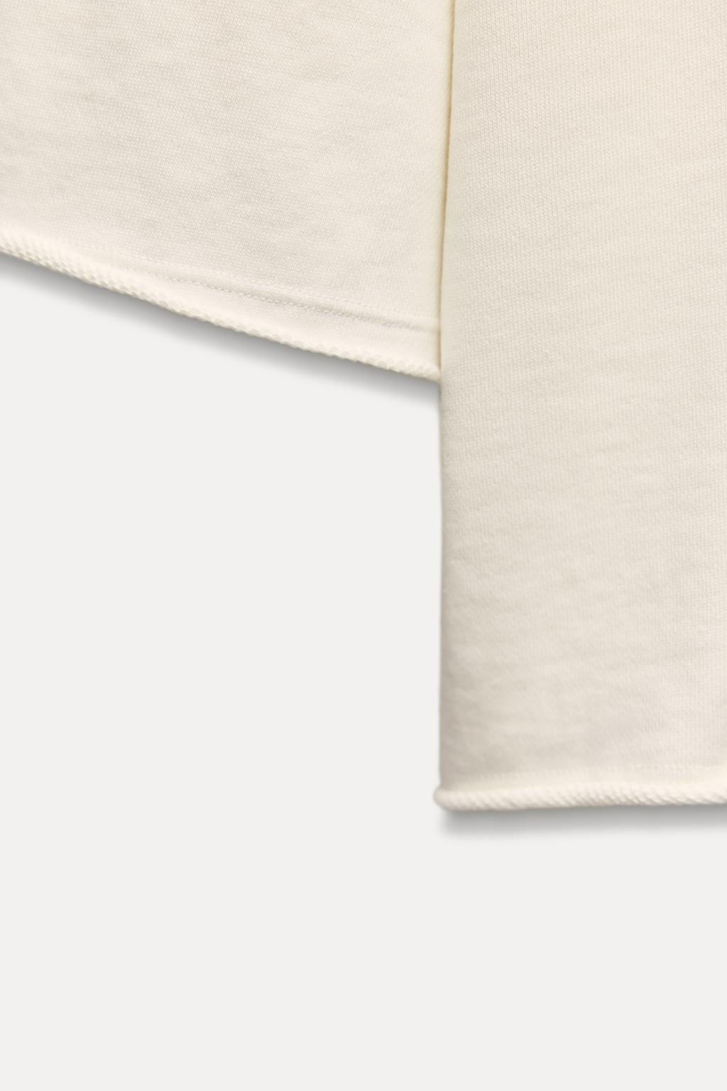 PLUSH HOODIE WITH SLOGAN - Zara фото 9
