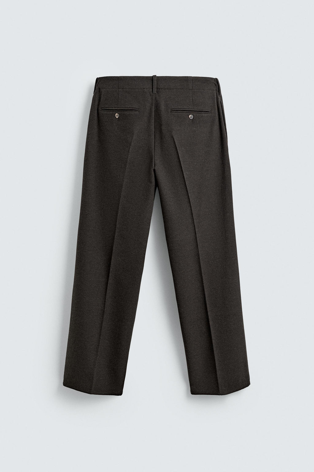 REGULAR FIT FLANNEL TROUSERS - Zara фото 8