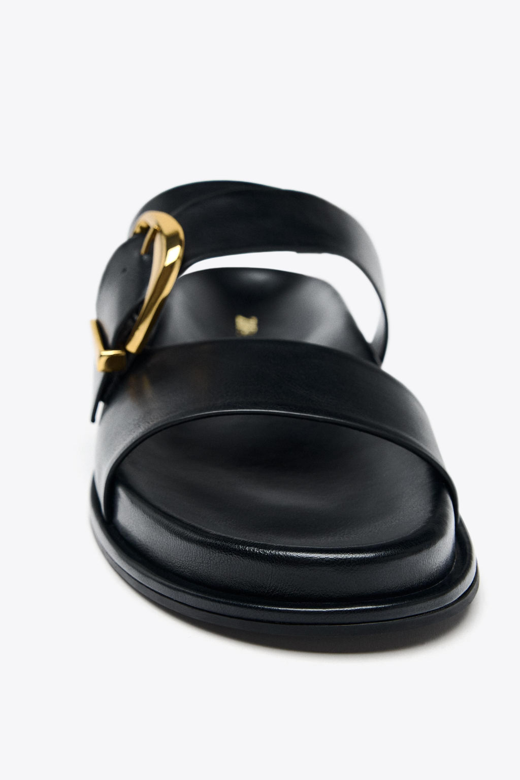 BUCKLED FLAT SANDALS