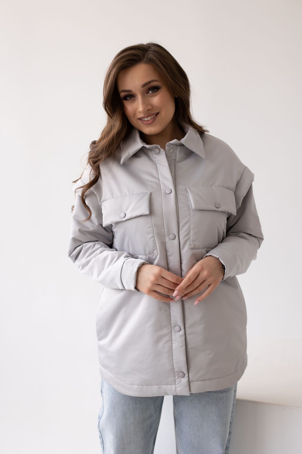 Куртка женская демисезонная 23983 (бежевый) - Kankan фото 15