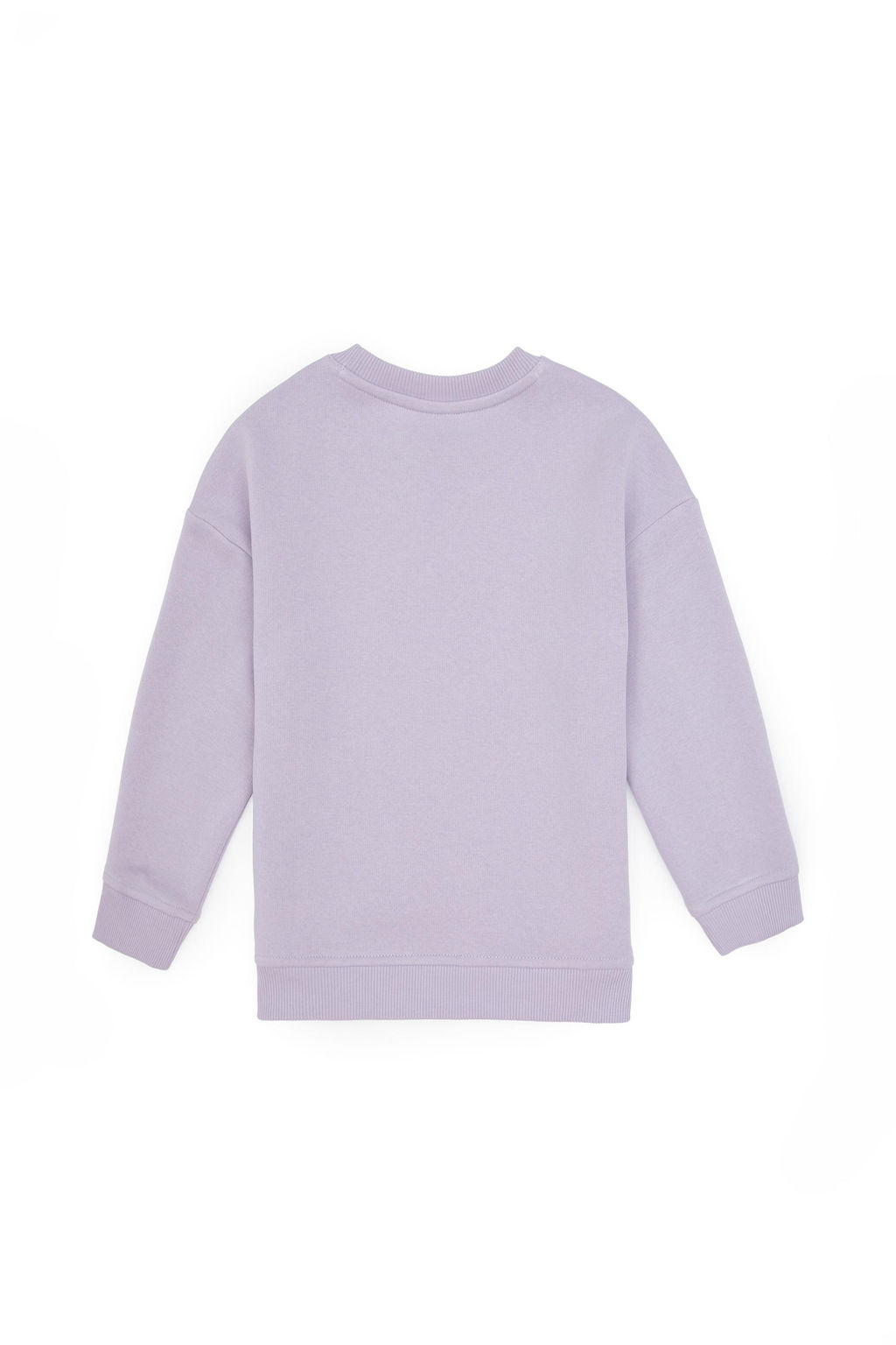 K_z _ocuk Lila _ardonlu Bisiklet Yaka Basic Sweatshirt Sepette S_rpriz _ndirim - U.s. polo assn фото 3