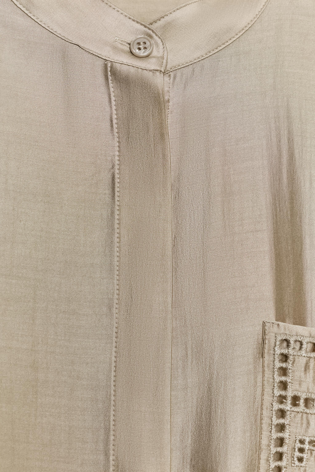 CAMISA BOLSILLO BORDADOS ZW COLLECTION / Vis?n - Zara фото 7