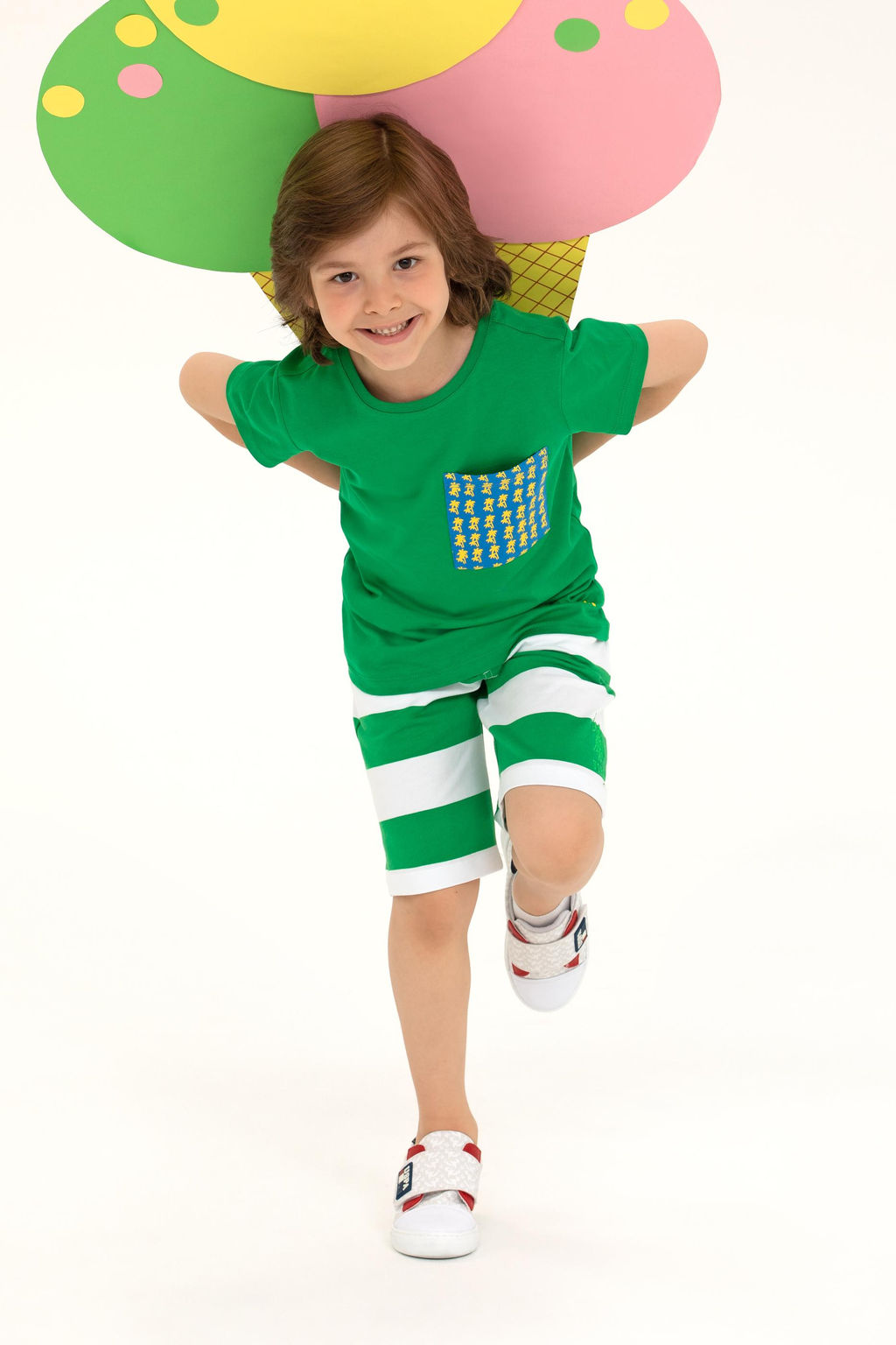 U. S. Polo Assn Детские зеленые вязаные шорты - U.s. polo assn фото 2