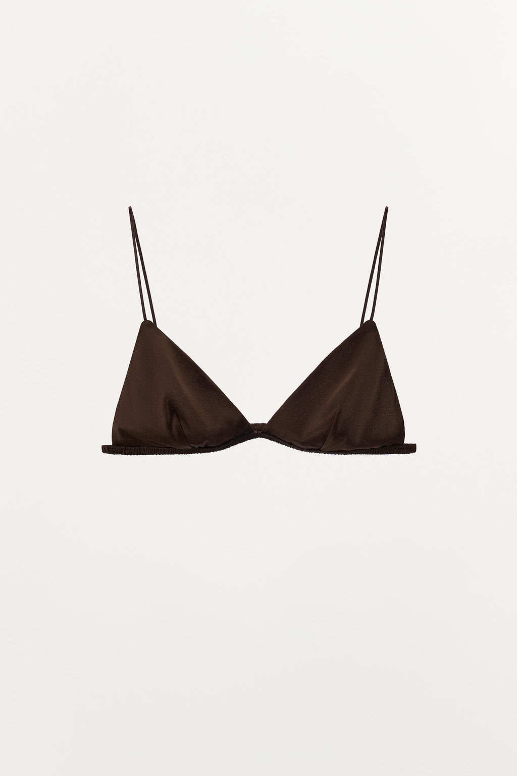 SILK TRIANGLE BRALETTE - Zara фото 7