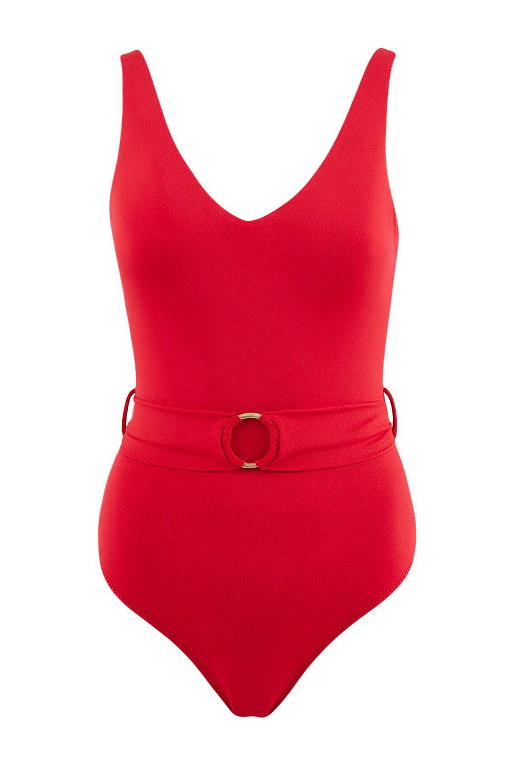 K?rm?z? V Yaka Kapl? Aksesuarl? Regular Mayo TBESS26MA00060