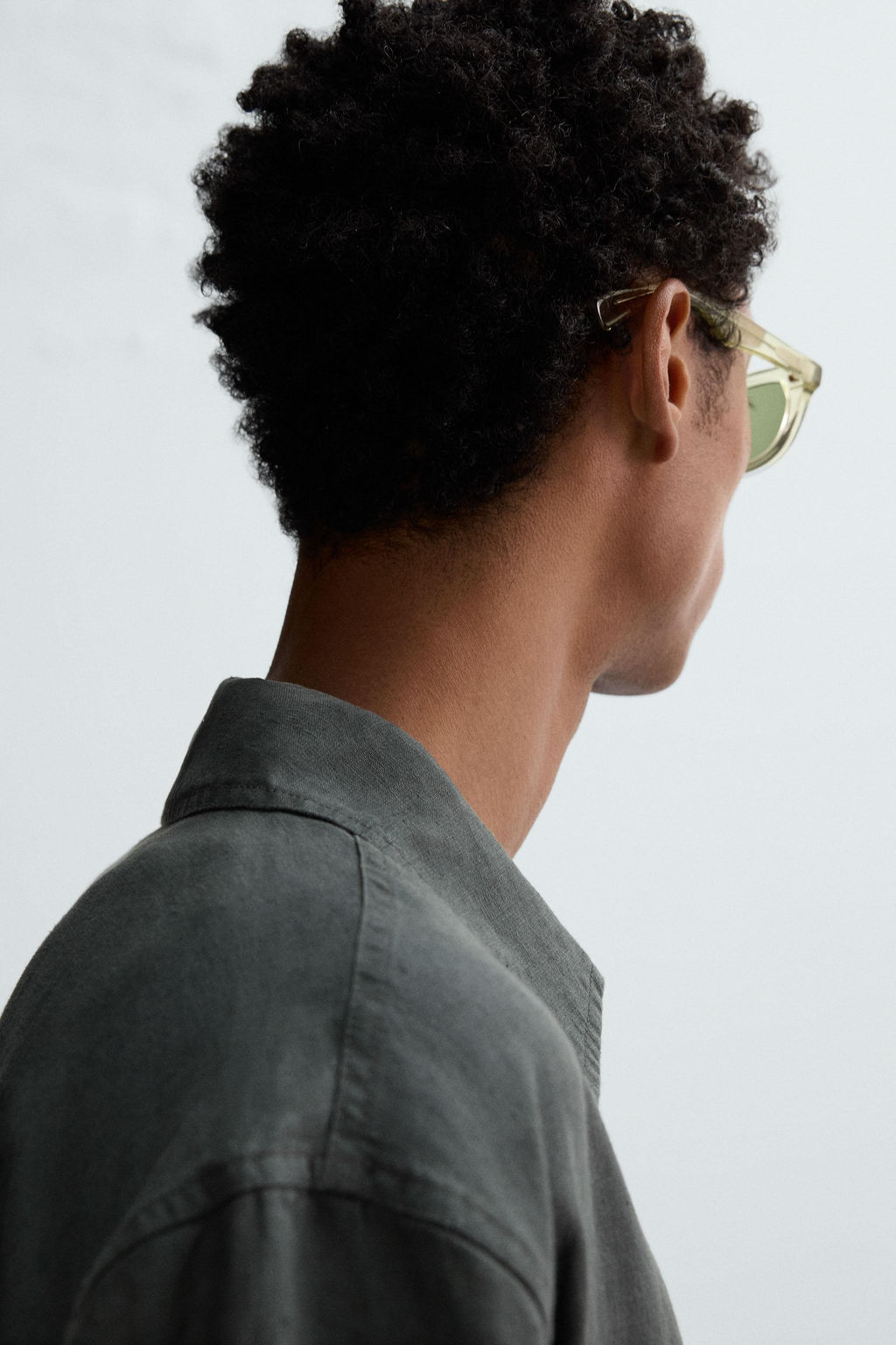 RELAXED FIT 100% HEMP OVERSHIRT - Zara фото 6