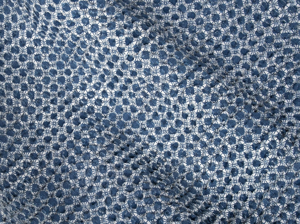 8169 Плед 200*150 цв. синий рис. 5363-02