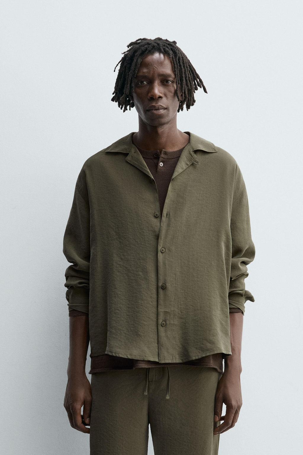 FLOWING RELAXED FIT SHIRT - Zara фото 2
