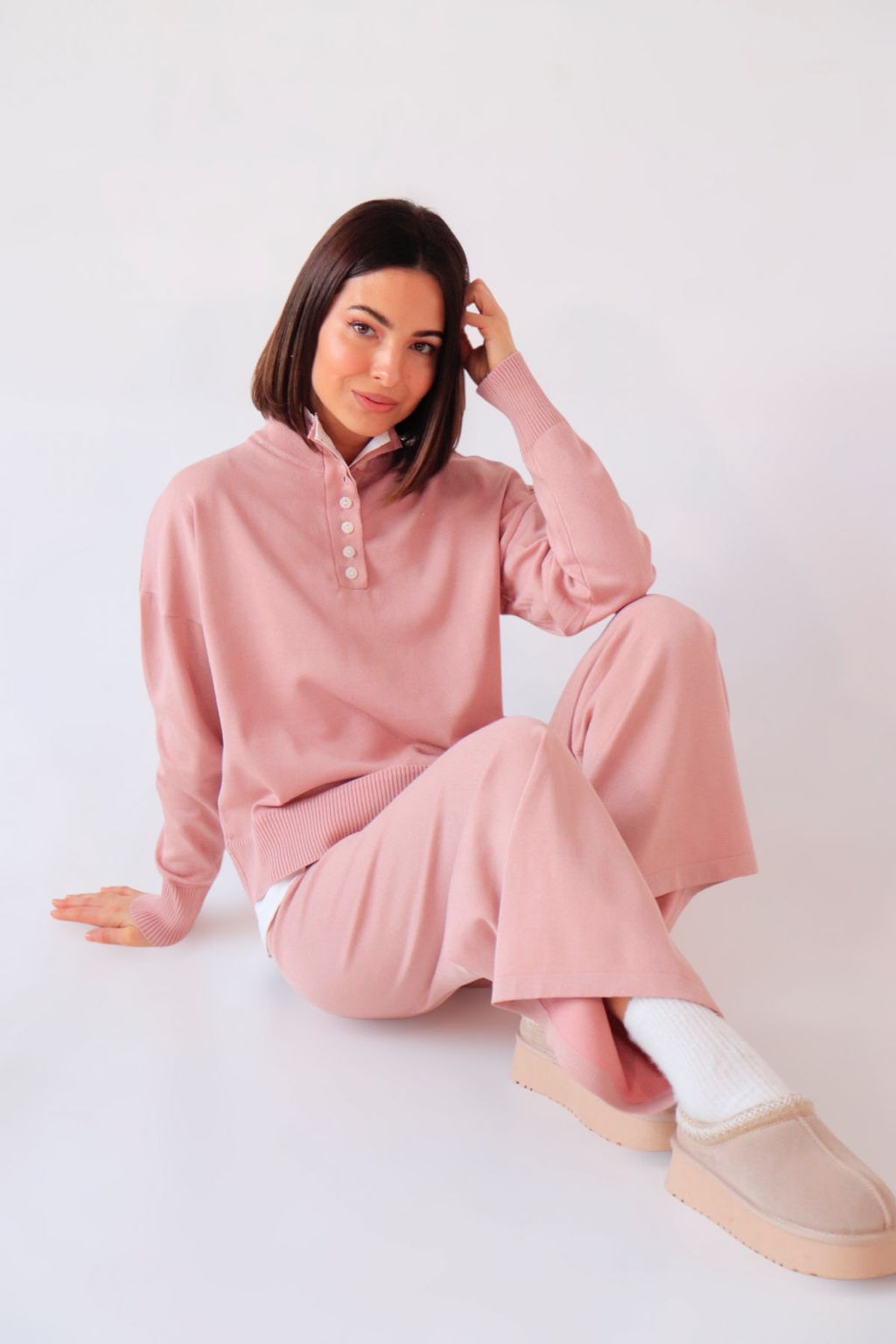 Martichelli Костюм трикотажный пудровый  фото 5