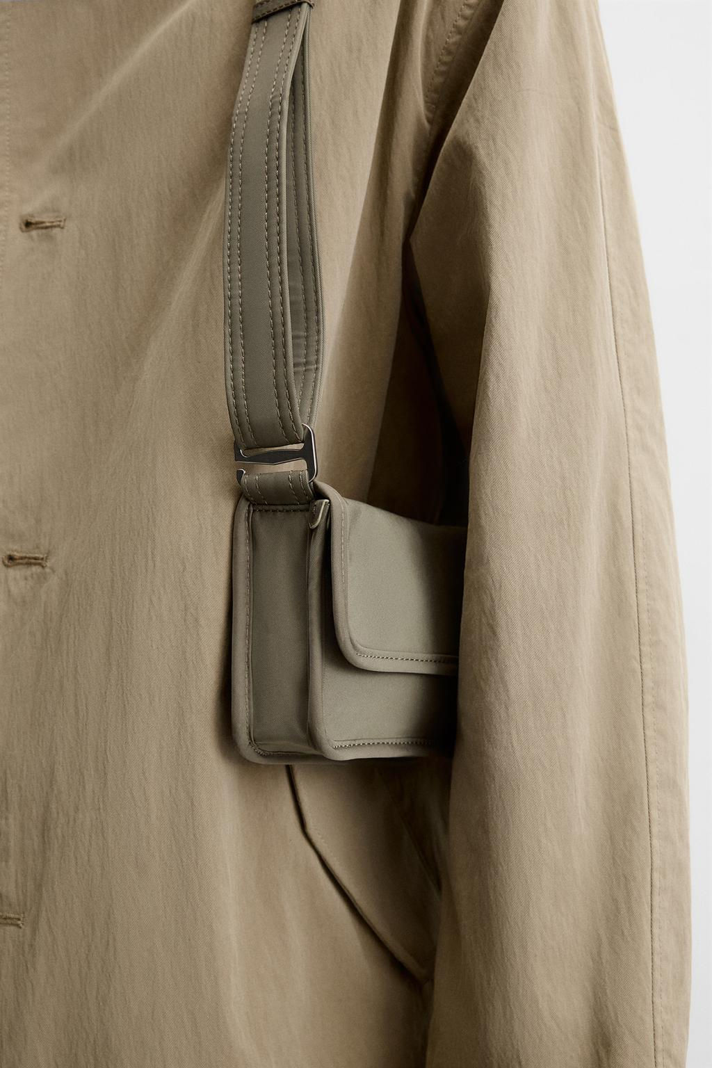 NYLON CROSSBODY BAG - Zara фото 10