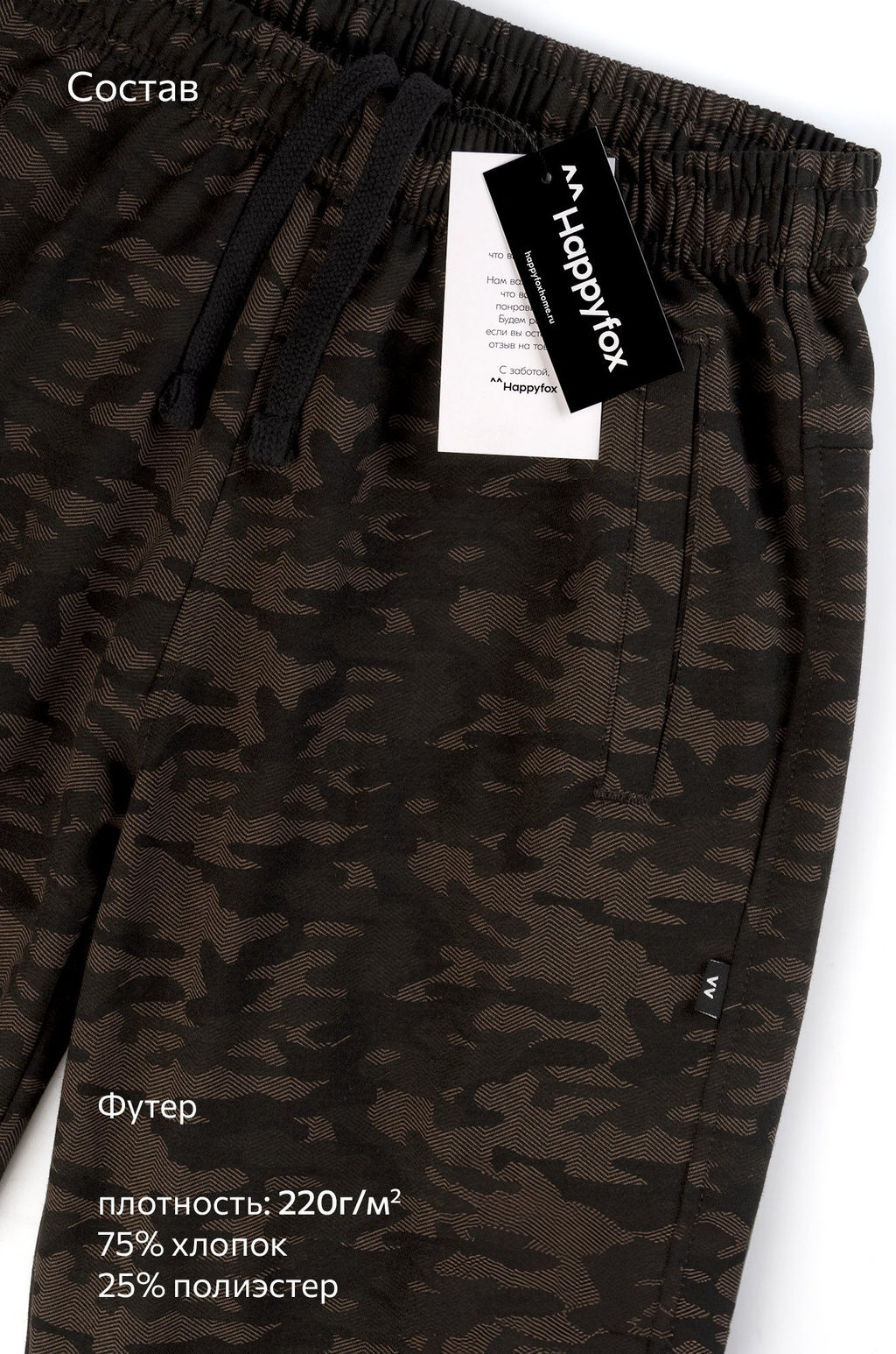 Мужские брюки из футера двухнитки Happyfox