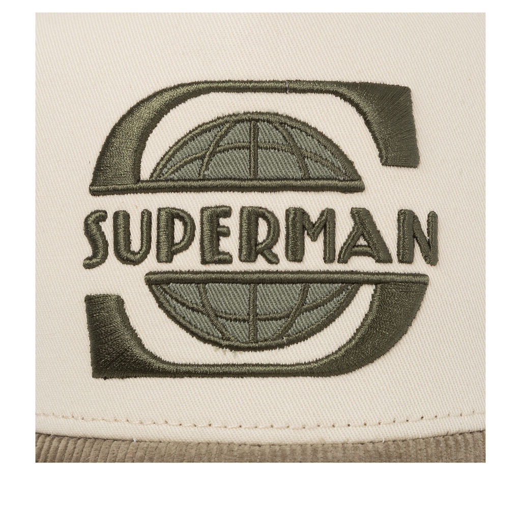 Бейсболка CAPSLAB арт. CL/DC12/1/PCTPLANB DC Comics Superman (кремовый / оливковый)