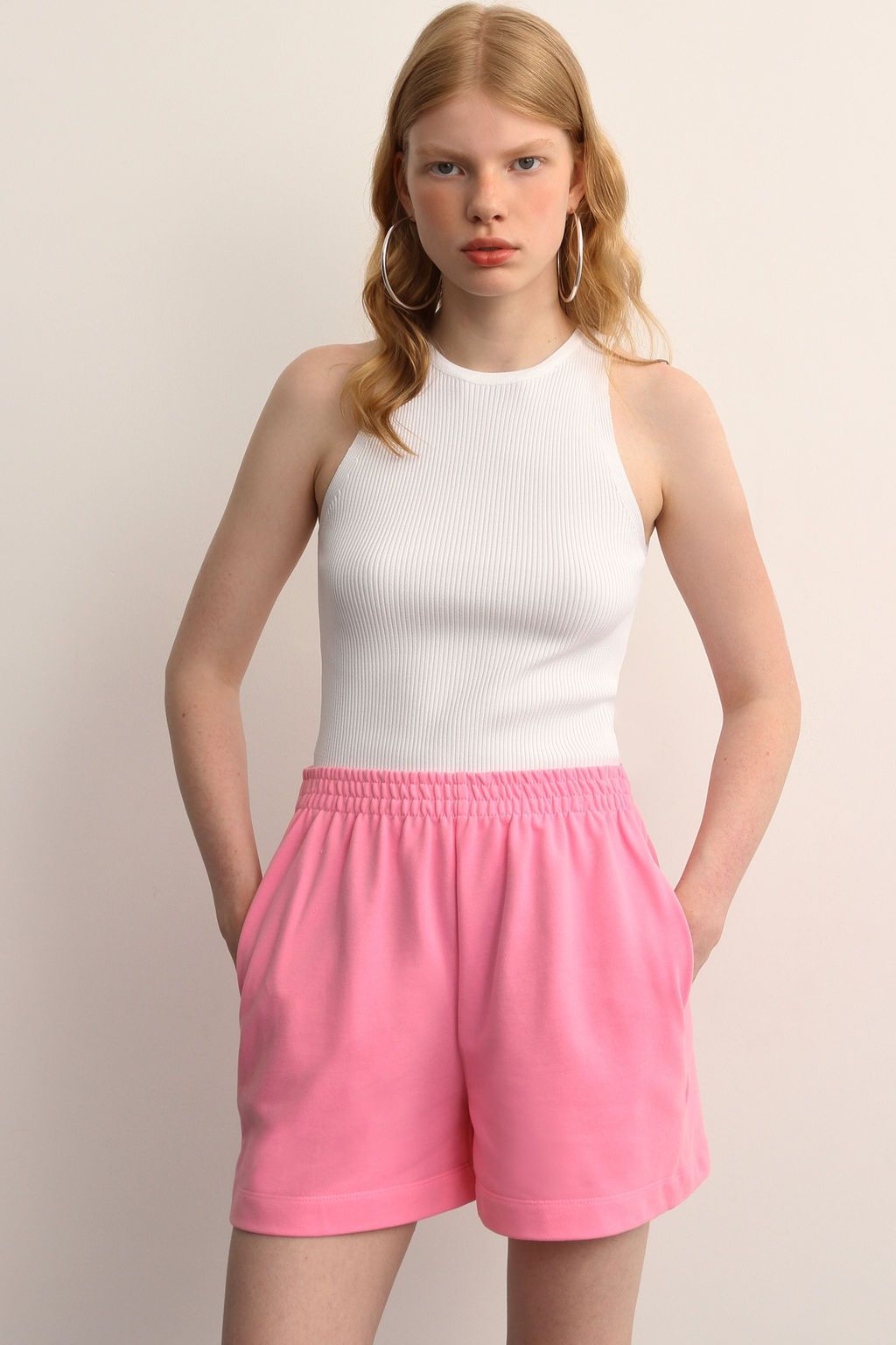 Шорты из футера укороченные - Mollis фото 2