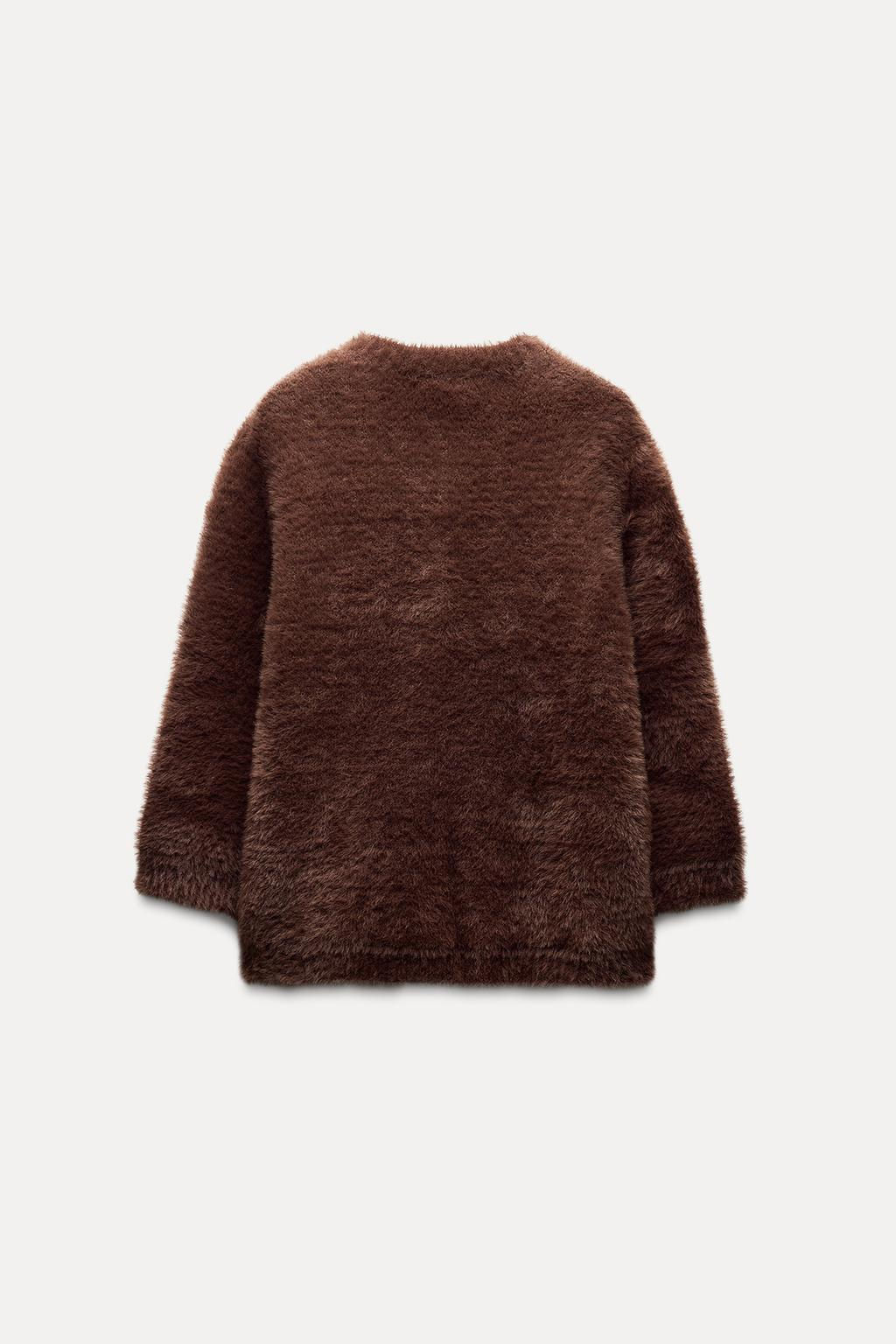 FUZZY KNIT CARDIGAN - Zara фото 3