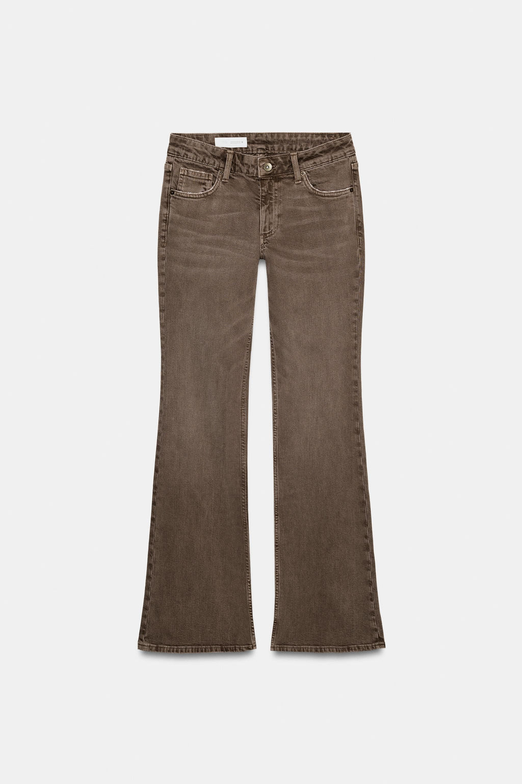 JEANS TRF BOOTCUT TIRO BAJO / Marr?n