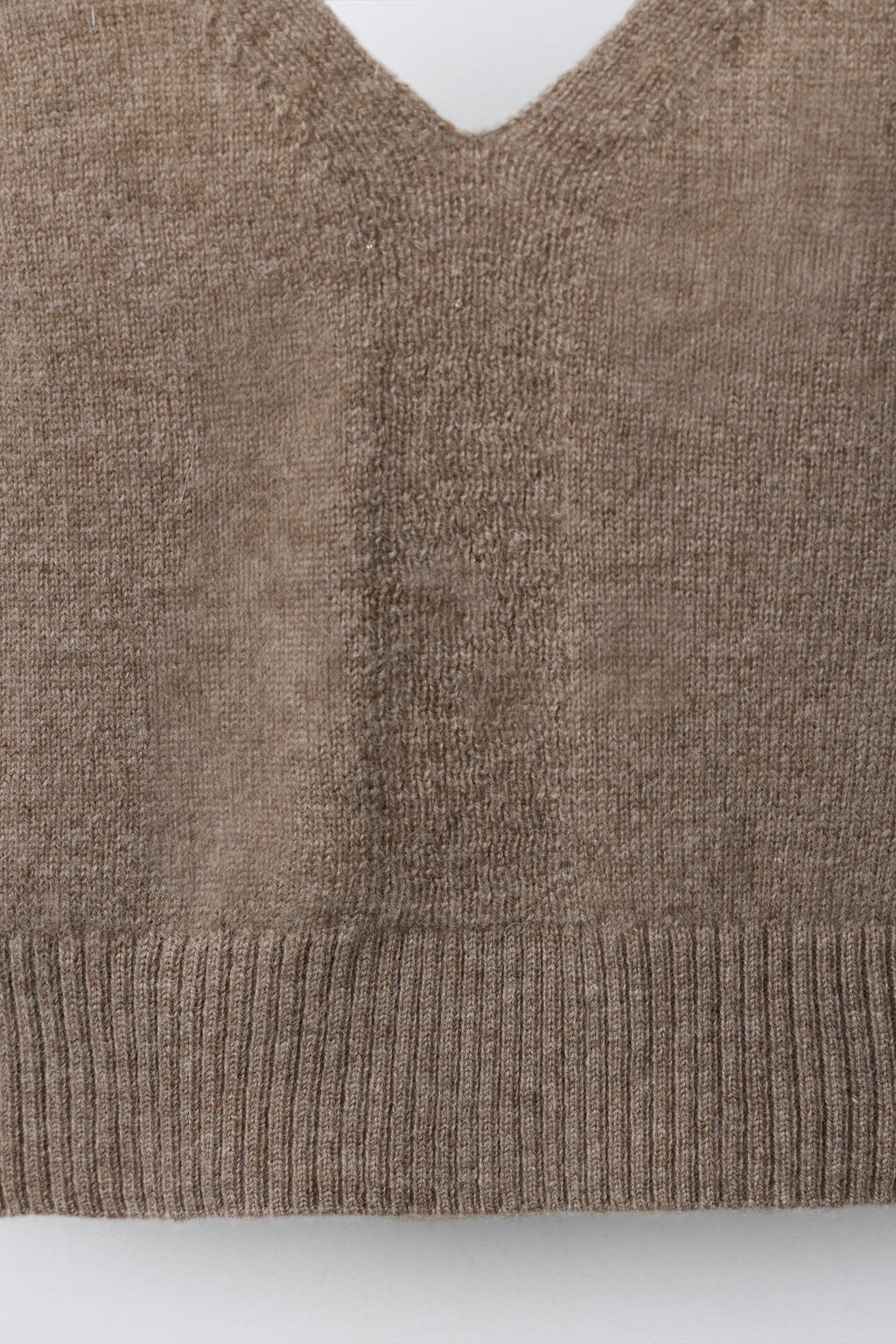 TOP TIRANTES CON LANA / Marr?n / Topo - Zara фото 4