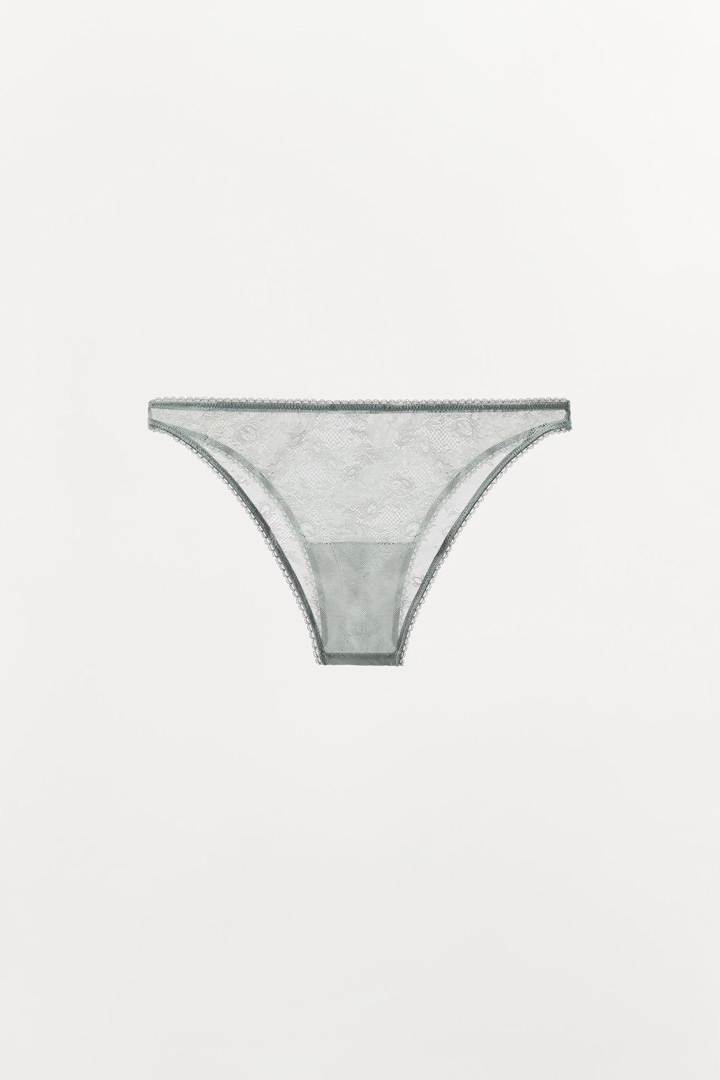 BRAGUITA MESH PUNTILLA / Gris - Zara фото 4