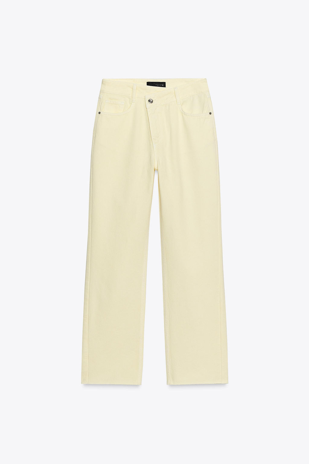 JEANS Z.09 STRAIGHT ANKLE HIGH-WAIST CROSSOVER WAIST - Zara фото 8