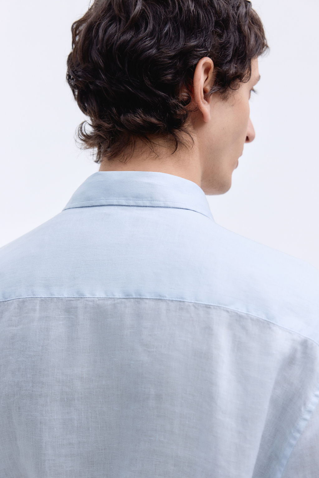 Camisa de lino Slim Fit - H&m фото 9