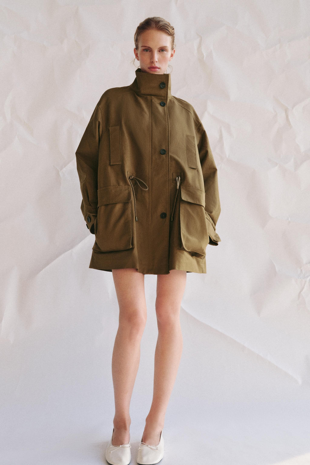 OVERSIZE PARKA ZW COLLECTION - Zara фото 2